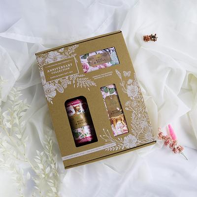The English Soap Company - Anniversary Rose and Peony Hand and Body Gift Set 1's - Shower Gels & Body Wash