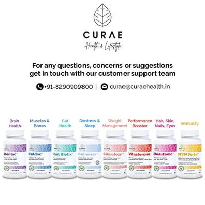 Curae Health Beautonic Hair Skin Nails Eyes Tablets 60's - Vital Health