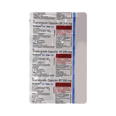 Nokver 200mg Capsule 10'S - Fungal Infections-Anf