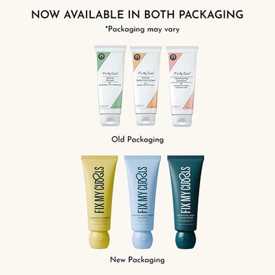 Fix My Curls Wash Day 3 Step Bundle Cleansing Shampoo, Everyday Moisturizing Shampoo and Hydrating Deep Conditioner 50ml Each 3's - Dry Shampoos & Conditioners