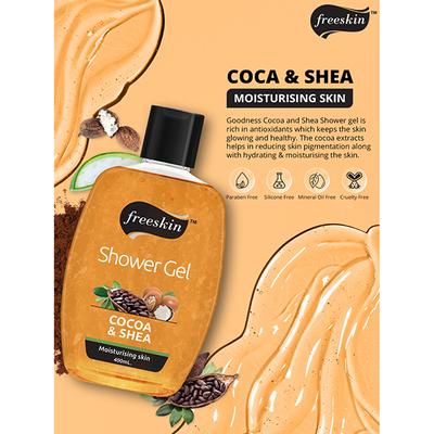 Freeskin Coco & Shea Shower Gel 400 ml - Shower Gels & Body Wash