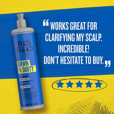 TIGI Bed Head Down N Dirty Lightweight Hair Conditioner for Detox and Repair 600 ml - Conditioners