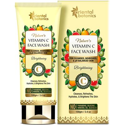 Oriental Botanics Nature's Vitamin C Brightening Face Wash 100 gm - Face Wash & Cleansers