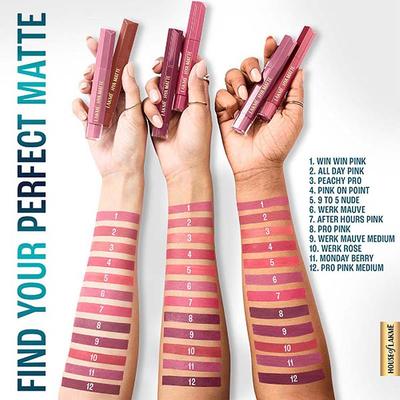 Lakme 9to5 Hya Matte, After Hours Pink, Hydrating Liquid Lipstick with Hyaluronic Acid 5.3 ml - Liquid Lipsticks