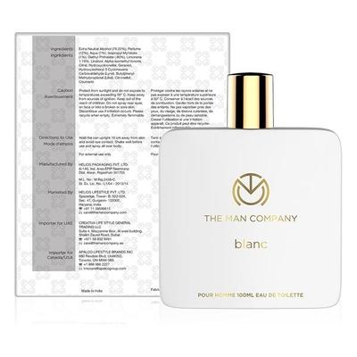 The Man Company Eau De Toilette - Blanc 100 ml - Men Perfumes (Edt/Edp)