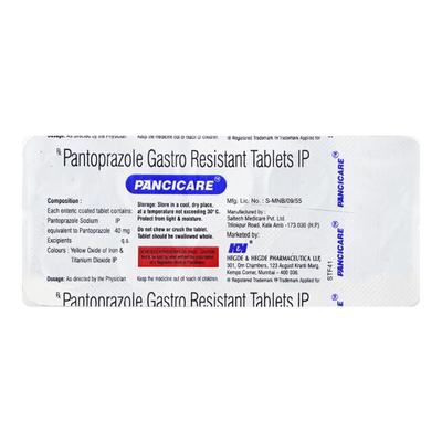 PANCICARE Tablet 10's - Ulcer/Reflux/Flatulence-Aaa