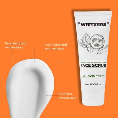 Whiskers Aloe Vera Face Scrub 100 ml - Scrubs & Exfoliants