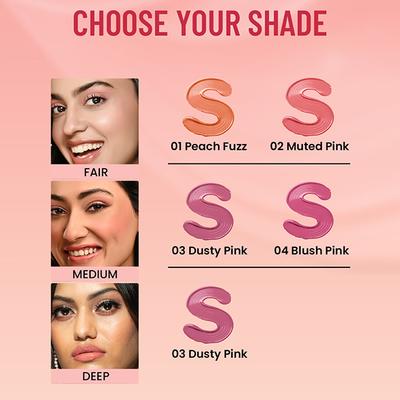 Swiss Beauty Dew It Up Liquid Blush -Muted Pink 4 ml - Blushes