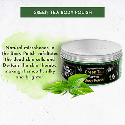 Bryan & Candy Green Tea Polish 200 gm - Scrubs & Exfoliants