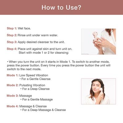 Flawless Facial Cleanser & Massager - Hair Removal Accessories