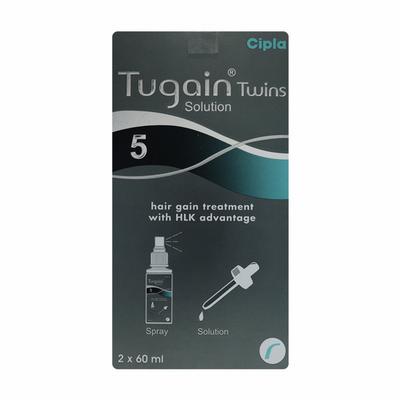 TUGAIN TWINS 5 Solution 2X60ml - Hair Loss-Oth