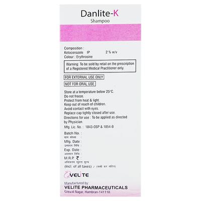 DANLITE K Shampoo 50ml - Skin Infections-Taa