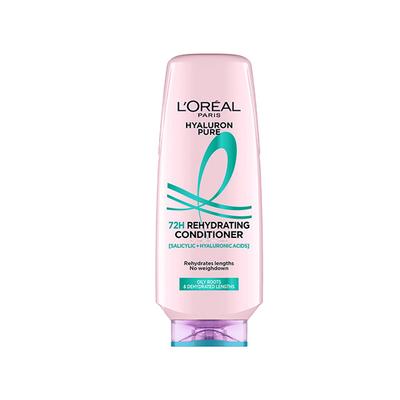 L'Oreal Paris Hyaluron Pure 72H Rehydrating Conditioner for Smooth Tangle-Free Hair 340 ml - Conditioners