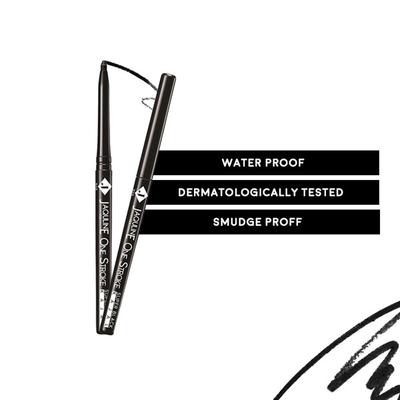 Jaquline USA OneStroke Super Black Kajal Twin Pack 0.6 gm - Kajal & Kohls