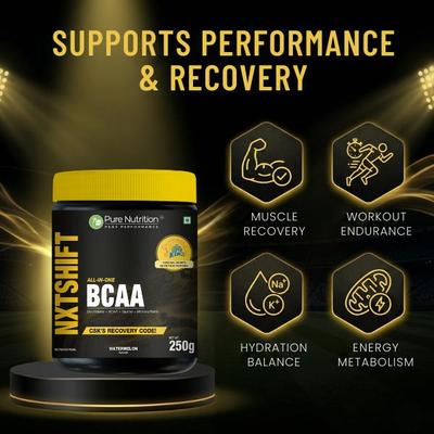 Pure Nutrition NXTSHIFT All-In-One BCAA Powder - Watermelon Flavour 250 g - Bcaa Supplements