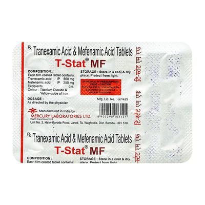 T STAT MF Tablet 10's - Bleeding Disorders-Hae
