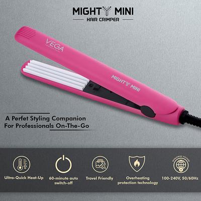 VEGA Professional Mighty Mini Hair Crimper, (VPVMS-09) 1's - Hair Dryers