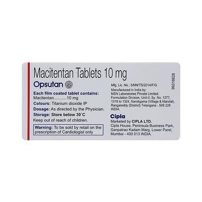 Opsutan 10mg Tablet 10'S - Hypertension-Oah