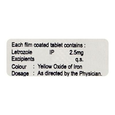 LETMAA 2.5 Tablet 10's - Cancer Oncology-Hor