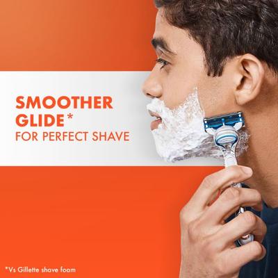 Gillette Pro Shaving Gel Icy Cool Menthol, White 195 gm - Shaving Gels