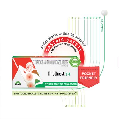 Thioquest ET 4mg Tablet 10'S - Muscle Cramps/Spasticity-Mus