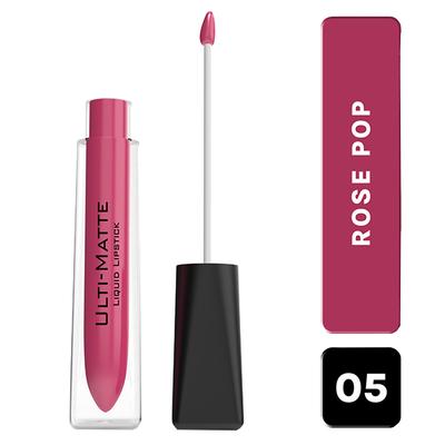 Bella Voste Ulti-Matte Liquid Lipstick Rose Pop (05) 3.7 Ml - Liquid Lipsticks