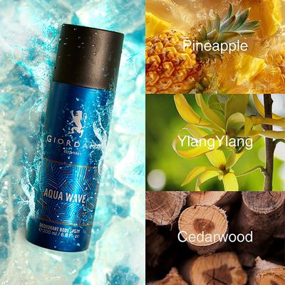 Giordano Aqua Wave Deodorant Spray 200 ml - Men Deodorants/Roll-Ons