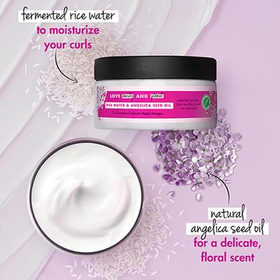 Love Beauty and Planet Rice Water and Angelica Seed Oil Curl Care Hair Mask 200 ml - Hair Masks & Packs