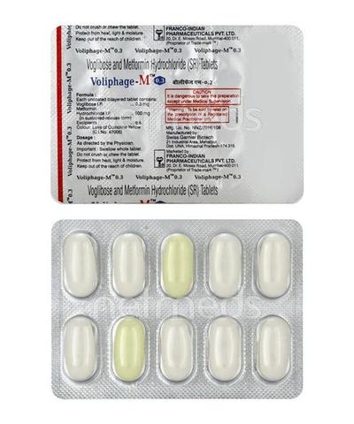 Voliphage M 0.3mg Tablet 10'S - Diabetes-Ant