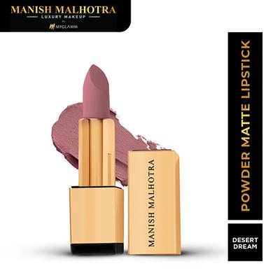Manish Malhotra Beauty MyGlamm Powder Matte Lipstick Desert Dream 4 gm - Lipsticks