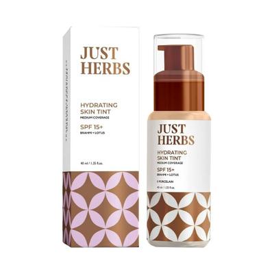 Just Herbs Hyndrating Skin Tint Bb Cream Foundation For Pores, Blemish & Skin Tone, Porcelain 40 ml - Foundation