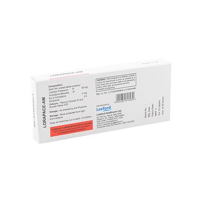 LORAPACE AM Tablet 10's - Hypertension-Ang