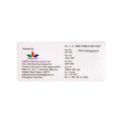 Goldiron Tablet 10'S - Iron Supplement/Anaemia-Vma