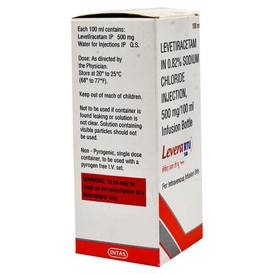 LEVERA RTU 500 Infusion 100ml - Epilepsy/Convulsion-Ant
