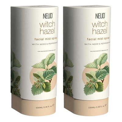 NEUD Witch Hazel Facial Mist Spray for Dehydrated & Irritated Skin (100 ml X 2) 2's - Face Gels