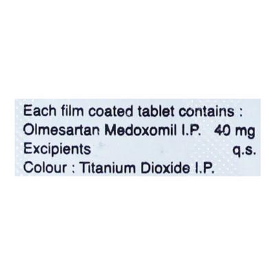 Olsar 40mg Tablet 10'S - Hypertension-Ang
