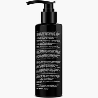 Man Arden Activated Charcoal Shampoo With Menthol 250ml - Shampoos