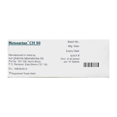 METOSARTAN CH 50 Tablet 10's - Hypertension-Ana