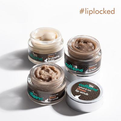 mCaffeine Choco Lip Kit for Chapped & Sensitive Lips 36 gm - Lip Scrubs