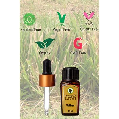 Organic Harvest Essential Oil - Vetiver 10 ml - Essential Oils