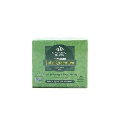 Organic India Tulsi Green Tea Bags - Classic 10's - Teas