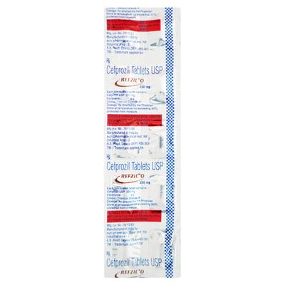 Refzil O 250mg Tablet 10'S - Bacterial Infections-Cep