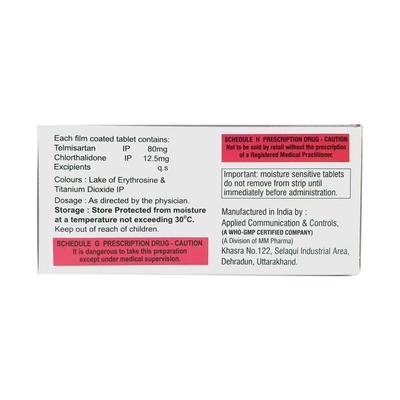 Weltelmi CT 80/12.5mg Tablet 10'S - Hypertension-Ang
