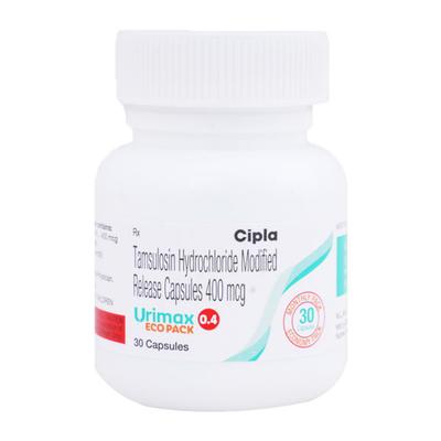 Urimax Eco Pack 0.4mg Capsule 30'S - Bladder And Prostate Disorders-Dru