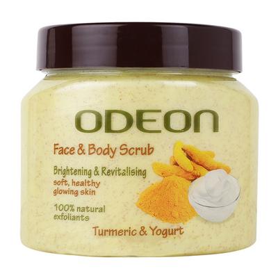 Odeon Turmeric & Yogurt Face And Body Scrub 300 ml - Scrubs & Exfoliants