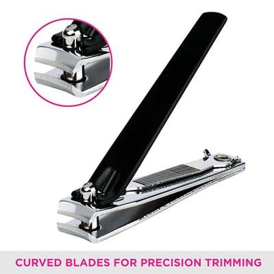 Vega Nail Clipper - Black (LNC - 03) 49 gm - Manicure & Pedicure Kits