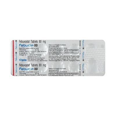 Febucip 80mg Tablet 10'S - Gout