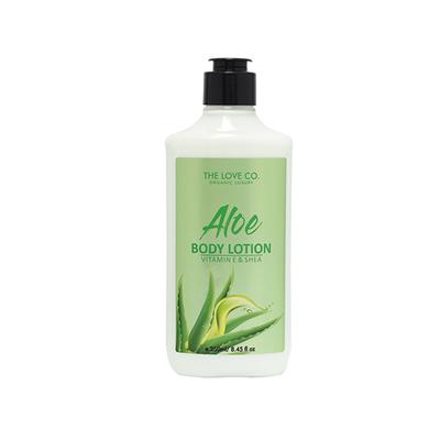 The Love Co. Aloe Vera Body Lotion - Daily Skin Moisture for Men and Women - Intense Hydration for Dry Skin 250 ml - Creams/Oils/Lotions
