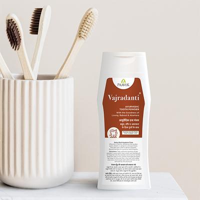 Pravek Vajradanti Powder 30 Gm - Tooth Powder
