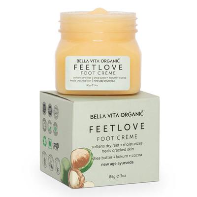 Bella Vita Organic Feet Love Foot Cream Softens 85 gm - Foot Creams & Lotions